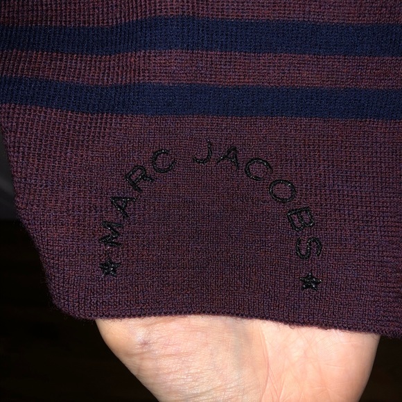 Marc Jacob's striped wool scarf - Picture 3 of 5